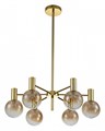 Люстра на штанге Indigo Collana 13015/6R Gold - фото 4767162