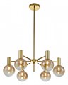 Люстра на штанге Indigo Collana 13015/6R Gold - фото 4767163