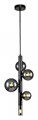 Подвесная люстра Indigo Canto 11026/5P Black - фото 4767231