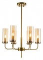 Люстра на штанге Indigo Balletto 13014/6R Brass - фото 4767285