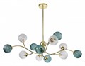 Люстра на штанге Indigo Selva 11032/12R Gold - фото 4767415