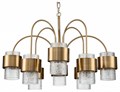 Подвесная люстра Indigo Eleganza 12019/A/8P Brass - фото 4767577