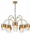 Подвесная люстра Indigo Eleganza 12019/A/8P Brass - фото 4767579