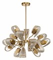 Люстра на штанге Indigo Fless 11033/18R Amber - фото 4767698