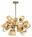 Люстра на штанге Indigo Fless 11033/18R Amber - фото 4767699