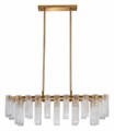 Люстра на штанге Indigo Brina 12027/10PL Brass - фото 4767771