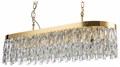 Подвесная люстра Indigo Anna 12029/10PL Gold - фото 4767792