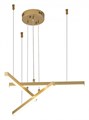 Подвесная люстра Indigo Paralleli 14017/3P Gold - фото 4767979