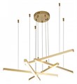 Подвесная люстра Indigo Paralleli 14017/5P Gold - фото 4767989