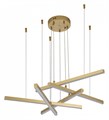 Подвесная люстра Indigo Paralleli 14017/5P Gold - фото 4767990