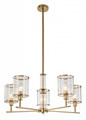 Люстра на штанге Indigo Dante 13022/5R Brass - фото 4768037