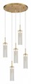 Подвесной светильник Indigo Torcia 11038/5PL Brass - фото 4768063