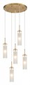 Подвесной светильник Indigo Torcia 11038/5PL Brass - фото 4768064