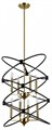 Люстра на штанге Indigo Trionfo 10020/8R Black - фото 4768285