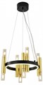 Подвесная люстра Indigo Fiamma 13027/8P Black - фото 4768355
