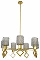 Люстра на штанге Indigo Preda 13025/7R Gold - фото 4768411