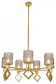 Люстра на штанге Indigo Preda 13025/7R Gold - фото 4768412