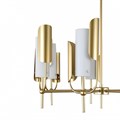 Люстра на штанге Indigo Impero 11048/7R Gold - фото 4768537