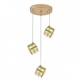 Подвесной светильник Indigo Radioso 12048/3P Gold - фото 4768822