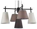Подвесная люстра Indigo Abbinare 13032/5P Black - фото 4768934