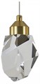 Подвесной светильник Indigo Cristallo 12053/1P Brass - фото 4769025