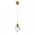 Подвесной светильник Indigo Cristallo 12053/1P Brass - фото 4769028
