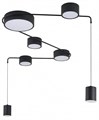 Потолочная люстра Indigo Modulo 14028/7С Black - фото 4769033