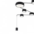 Потолочная люстра Indigo Modulo 14028/7С Black - фото 4769037