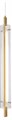 Подвесной светильник Indigo Vitreo 11067/B/1P Brass - фото 4769113