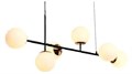 Подвесная люстра iLamp Golden 9136P/6 BK-WH - фото 4769938