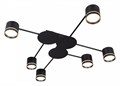 Потолочная люстра Arte Lamp Legacy A8024PL-6BK - фото 4774201