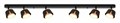Спот Arte Lamp Amaks A8028PL-6BK - фото 4774220