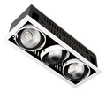 Встраиваемый светильник Ambrella Light Classic T81 T813 BK/CH 3*12W 4200K - фото 4801264