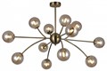 Люстра на штанге Escada Infinity 10164/12PL Copper - фото 4833817