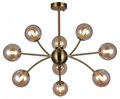 Люстра на штанге Escada Infinity 10164/9PL Copper - фото 4833819