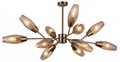 Люстра на штанге Escada Desire 10165/12PL Copper - фото 4833821
