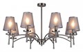 Люстра на штанге Escada Faith 694/8PL Nickel - фото 4833957