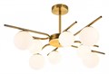 Люстра на штанге Escada Sphere 642/8P Brass - фото 4834300