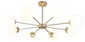 Люстра на штанге Escada ETHEREAL 2110/8P Gold - фото 4835125
