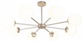 Люстра на штанге Escada ETHEREAL 2110/8P Nickel - фото 4835126