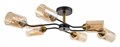 Люстра на штанге Escada Vertigo 1131/6P Black/Gold - фото 4835527