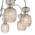 Люстра на штанге Escada Gloss 1141/8PL Chrome/Beige - фото 4835591