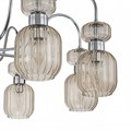 Люстра на штанге Escada Gloss 1141/8PL Chrome/Beige - фото 4835592