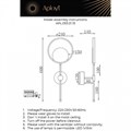 Бра Aployt Jasia APL.053.01.15 - фото 4845756