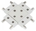 Соединитель X-образный для треков накладных Aployt Magnetic track 48 APL.0181.10.06 - фото 4846927