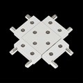 Соединитель X-образный для треков накладных Aployt Magnetic track 48 APL.0181.10.06 - фото 4846929