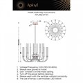 Люстра на штанге Aployt Dominisia APL.852.07.64 - фото 4847788