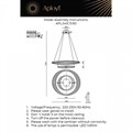Подвесной светильник Aployt Olimp APL.045.13.90 - фото 4848377
