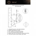 Накладной светильник Aployt Abeliya APL.343.01.08 - фото 4848616