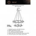 Подвесная люстра Aployt Delfin APL.774.03.135 - фото 4848678